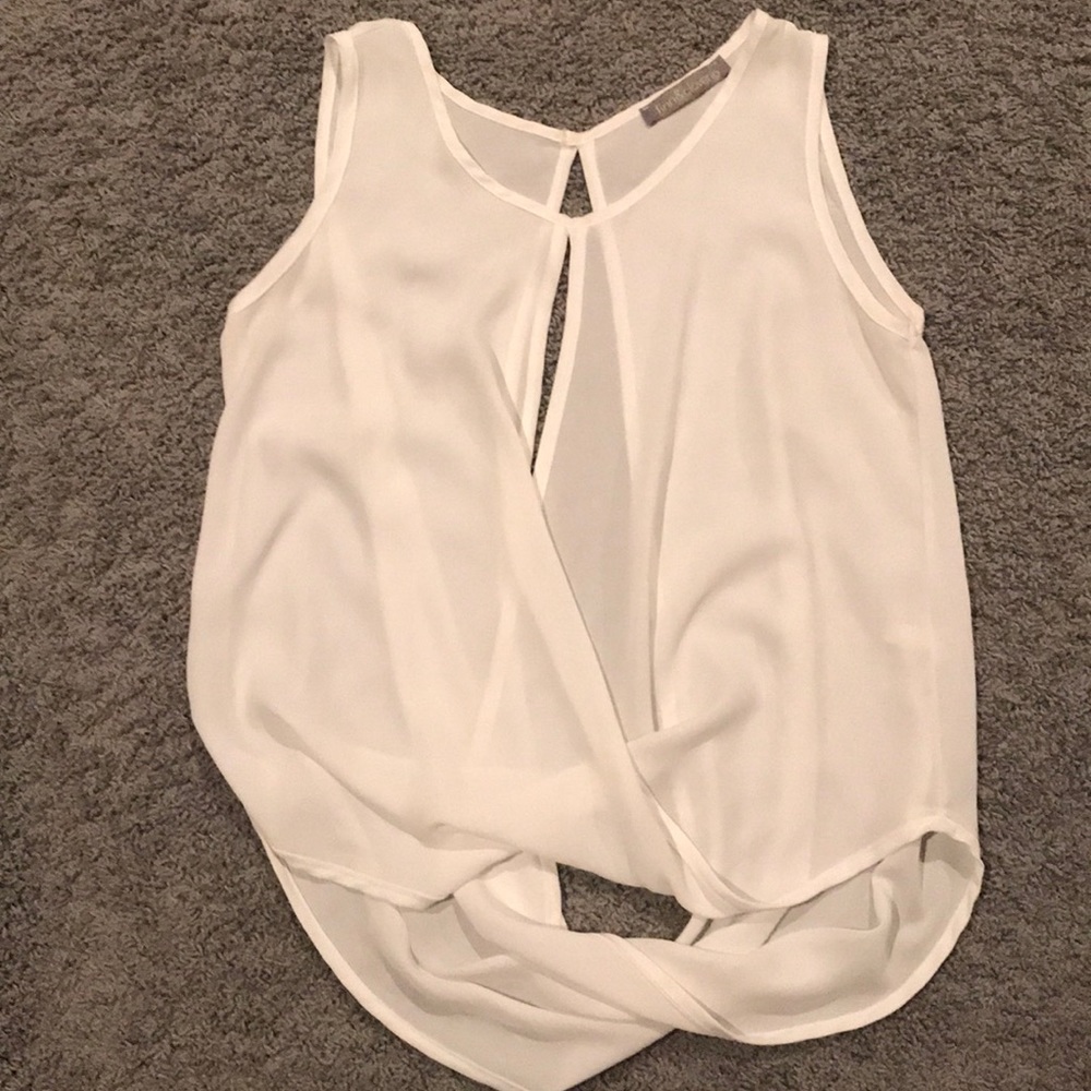 Draped tank top